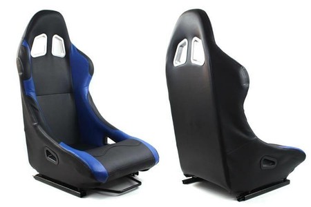 Racing seat MONZA RACE PLUS PVC - BLUE