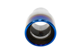 Exhaust tip 89 mm, inlet 63 mm – polished, burnt