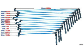 Przewody zapłonowe Mercedes S600 SL600 6.0 V12 91-93 Czerwone