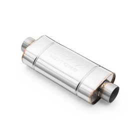 Sport Straight-through Muffler 60/300 mm ES001 Elliptical - Universal, Acid-resistant Steel T304