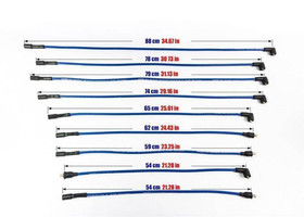 Przewody zapłonowe Land Rover 110 Defender Range Rover V8 70-94 Niebieskie