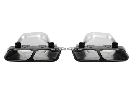 Exhaust tip 210×80 mm, inlet 140×85 mm – Mercedes A45/S600