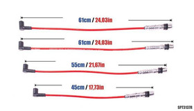 Ignition Leads Audi A1 Volkswagen Polo 1.2TFSI 2010+ Red