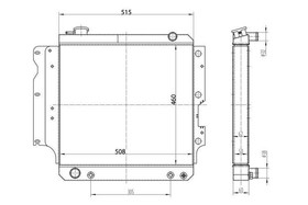 Performance Radiator Jeep Wrangler YJ/TJ 2.4L-4.2L 87-06