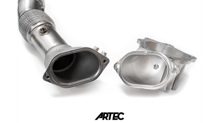 Rura wylotowa Mitsubishi Evo 10 4B11T 3.5" odlew – wersja 1