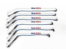 Ignition Leads Volkswagen Bora Golf SHARAN 2.8 V6 99-10 Blue
