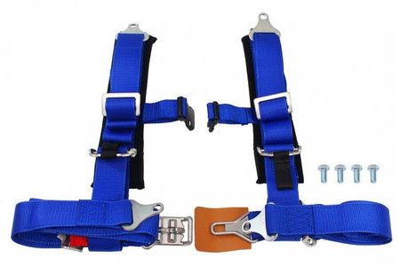 Racing harness 4-point 2" blue – DTM