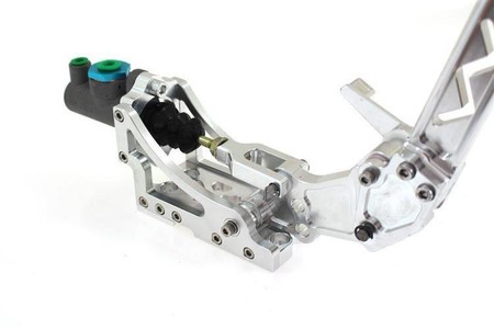 Hydrauliczny hamulec ręczny Professional Race Srebrny