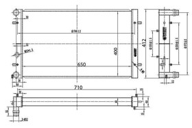 Sportowa chłodnica wody VW Golf IV GTI