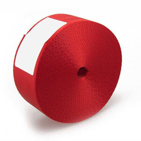 Seat belt webbing 10 m – red