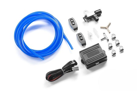 Tłumik przelotowy z zaworem podciśnieniowym E400 63/300/L