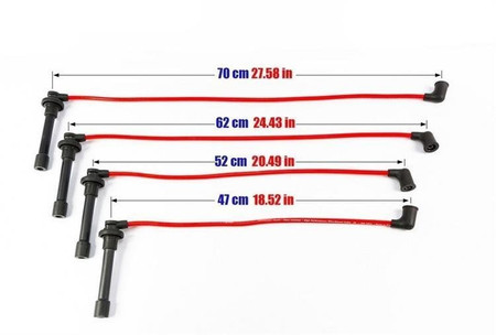 Ignition Leads Honda CRV Accord Civic 94-06 Red