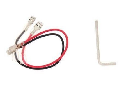 Kierownica sportowa PRO 350 mm żółta carbon – offset 80 mm