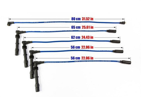 Ignition Leads Ford Escort MK6 Sierra 2.0L Cosworth 90-95 Red