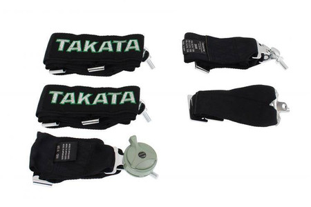 Racing harness 6-point 3" black – Takata Replica