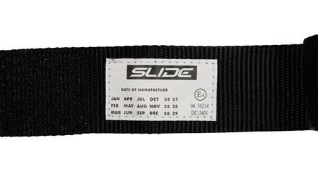 Racing seat belts SLIDE V2 black 4p 2" E4 