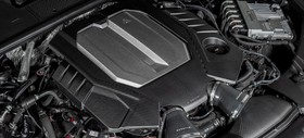 Osłona silnika Audi C8 RS6 RS7 Carbon matowa Eventuri 