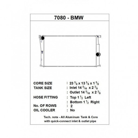 Chłodnica BMW Seria 4 F32 435i CSF