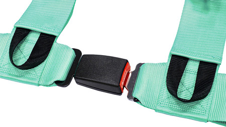 Racing seat belts SLIDE V2 mint 4p 3" E4 