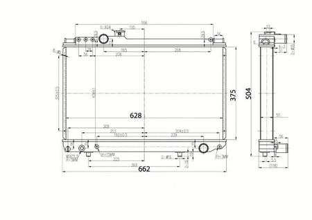 Performance Radiator Toyota Supra/Soarer 1986-1992, 3000cc MZ20