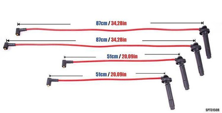 Ignition Leads Subaru Forester Legacy EJ25 EJ253 03-09 Blue