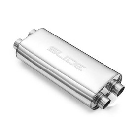Center muffler 63.5mm/550mm SLIDE 304SS 