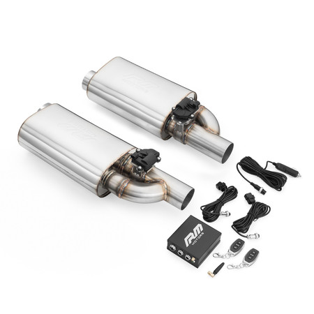Chamber muffler kit with electric valve EV05 63/300