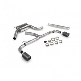 CatBack Volkswagen Scirocco R Resonated Predator