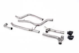 Cat-back Ford Fiesta MK8 1.0T EcoBoost ST-Line 3 & 5 Door ( Non-OPF/GPF Models Only ) - Dual Outlet Maxton Kits 2017 - 2019 ( Louder ) Milltek Sport