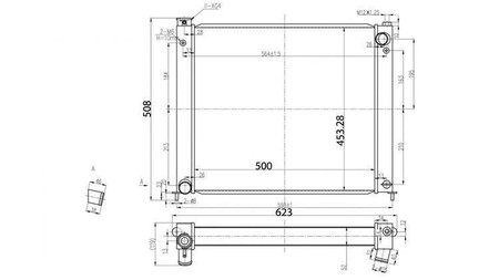Sportowa chłodnica wody Nissan 300ZX Manual Turbo