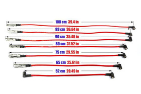 Ignition Leads Ford Galaxy Seat Alhambra Volkswagen Golf V6 88-00 Red