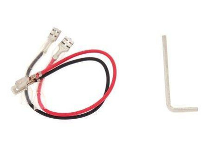 Kierownica sportowa PRO 350 mm żółta carbon – offset 80 mm