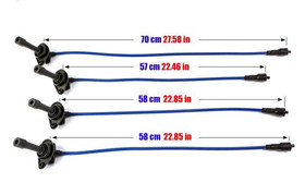 Ignition Leads Subaru Impreza STI Turbo EJ20 97-00 Red