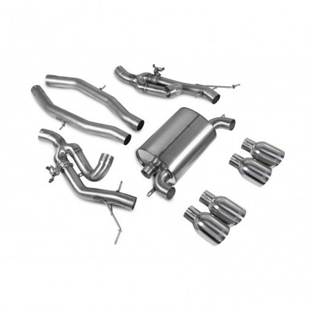 Pół układ BMW M4 G82 GPF wyciszony z zaworami elektronicznymi