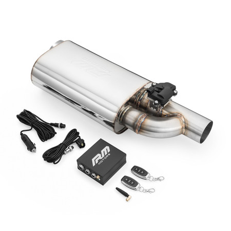 Chamber muffler kit with electric valve EV05 76/300