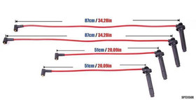 Przewody zapłonowe Subaru Forester Legacy EJ25 EJ253 03-09 Niebieskie