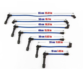 Ignition Leads Nissan Maxima Terrano V6 84-95 Blue
