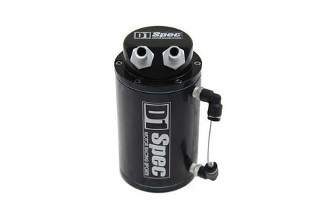 Oil Catch Tank 15mm Black D1Spec