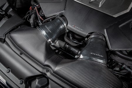 Osłona silnika Audi C8 RS6 RS7 Carbon połysk Eventuri 