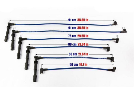 Ignition Leads Audi 90 200 Coupe 2.0 2.2. 2.3L 88-94 Blue