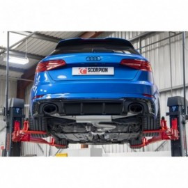 CatBack Audi RS3 8V Facelift wyciszony bez zaworów