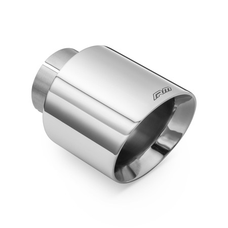 Angled polished stainless steel tip KSCP101/50DS with clamp