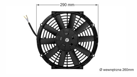 Fan 10" Type 1 Push/Pull