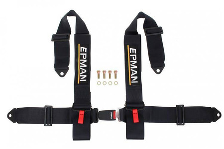Sport Racing Harness 4-Point 3 Inch Black – EPMAN