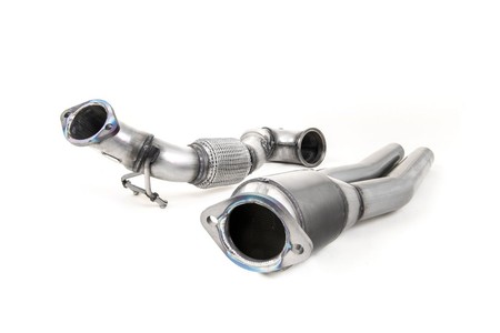 Large Bore Downpipe and Hi-Flow Sports Cat Audi TT Mk3 TTRS 2.5TFSI Quattro ( Non-OPF/GPF Models ) 2016 - 2025 Milltek Sport