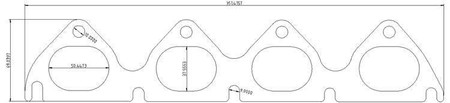 Exhaust Manifold Flange Honda B-Series