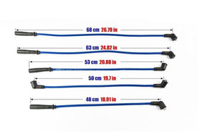 Przewody zapłonowe KIA Pride Mazda 323 89-01 Czerwone