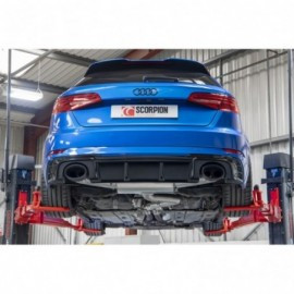 CatBack Audi RS3 8V Facelift Non-resonated Cat/GPF-back System Non-valved