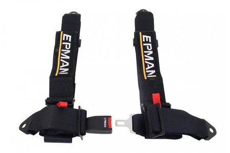 Sport Racing Harness 4-Point 3 Inch Black – EPMAN