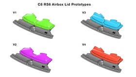 Intake system Audi C8 RS6 RS7 Matte Carbon Eventuri  